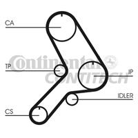 CONTITECH Zahnriemen CT617 Steuerriemen FIAT,ALFA ROMEO,LANCIA,BRAVO I 182,BRAVA 182,TIPO 160,TEMPRA 159,TEMPRA S.W. 159,145 930,155 167,146 930