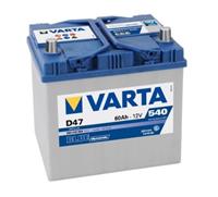 Starterbatterie Varta Blau Dynamische D47 D23L 12V 60Ah / 540A