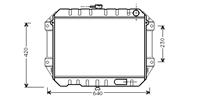 daihatsu Radiateur Daih Rocky 28d Mt 84-88 11002027