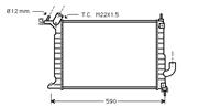 opel RADIATEUR DIESEL 2.0 TDi