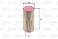 Valeo Luftfilter 585624  IVECO,DAILY IV Kasten/Kombi,DAILY III Pritsche/Fahrgestell,DAILY III Kasten/Kombi,DAILY IV Pritsche/Fahrgestell