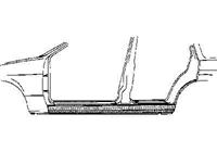 Einstiegsblech links Van Wezel 1754103