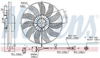 NISSENS Lüfter 85763 Elektrolüfter,Hochleistungslüfter VW,AUDI,SKODA,GOLF V 1K1,TOURAN 1T1, 1T2,GOLF VI 5K1,GOLF PLUS 5M1, 521