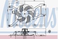 Lüfter, Motorkühlung Nissens 85709