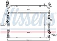 Kühler, Motorkühlung Nissens 636042