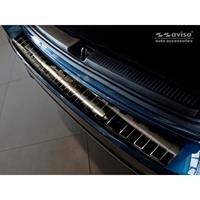 mercedes-benz Zwart RVS Achterbumperprotector Mercedes B-Klasse W247 2018-Ribs'