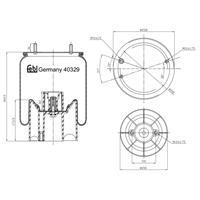 febibilstein Federbalg, Luftfederung Febi Bilstein 40329