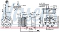 Klimakompressor NISSENS 89473