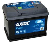 ford Exide Accu Excell EB602 60 Ah