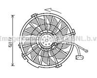 PRASCO Lüfter PEUGEOT,CITROËN PE7555 125394,1253F1 Elektrolüfter,Hochleistungslüfter,Motorgebläse,Kondensatorlüfter,Lüfter, Motorkühlung
