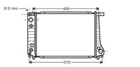 Radiateur Bmw 525i/528i Aut. 9