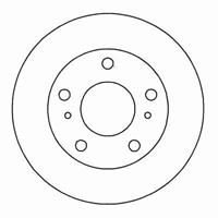 Bremsscheibe Vorderachse ABS 16497