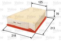 Valeo Luftfilter 585004  VW,SKODA,SEAT,POLO 9N_,FOX 5Z1, 5Z3,POLO Stufenheck 9A4,FABIA Combi 6Y5,FABIA,FABIA 6Y2,FABIA Combi,ROOMSTER 5J