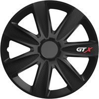 4-Delige Wieldoppenset GTX Carbon Black 15 inch