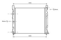 mercedes Radiateur Kangoo Ii Mt/at +a/c 07-