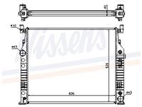 NISSENS Wasserkühler 62577A Kühler,Motorkühler MERCEDES-BENZ,M-CLASS W164,SL R230,R-CLASS W251, V251,GL-CLASS X164