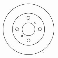 Bremsscheibe Vorderachse ABS 15895