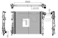 TYC Kühler, Motorkühlung OPEL,RENAULT,NISSAN 725-0032 2140000Q0C,4416948,8200411166 Kühler,Wasserkühler,Autokühler,Motorkühler 93854164