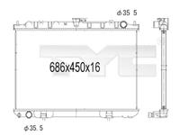nissan radiateur