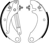 Bremsbackensatz Vorderachse ABS 8401