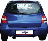 100% RVS Sportuitlaat Renault Twingo GT 1.2T (100pk) 2007- 120x80mm