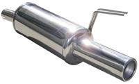 100% RVS Sportuitlaat Fiat Bravo/Brava 1.6 (103pk) 80mm