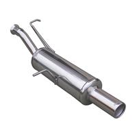 100% RVS Sportuitlaat Peugeot 307 2.0 16v (138pk) 2001- 80mm
