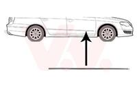 VAN WEZEL Zierleisten 5839404 Zier-/Schutzleiste, Tür VW,PASSAT Variant 3C5,PASSAT 3C2