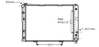 mercedes Radiateur Mb W124e 300d 7/93-