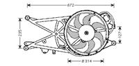 opel KOELVENTILATOR Meriva 1.7 CDTi met AIRCO