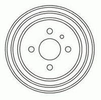 A.B.S. Bremstrommel 2373-S  VW,PASSAT Variant 3A5, 35I,PASSAT 3A2, 35I