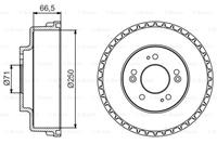 BOSCH Bremstrommel 0 986 477 228  KIA,CARNIVAL II GQ,CARNIVAL I UP