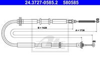fiat Trekkabel, parkeerrem 24372705852