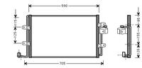 Volkswagen AIRCO CONDENSOR 1.6 / 1.8 / 2.0 tot01