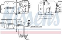 Ausgleichsbehälter, Kühlmittel Nissens 996050