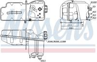 Ausgleichsbehälter, Kühlmittel Nissens 996050