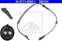 ATE ABS Sensor 24.0711-5095.1 Drehzahlsensor,Raddrehzahl Sensor RENAULT,LAGUNA II Grandtour KG0/1_,LAGUNA II BG0/1_