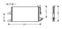 fiat AIRCO CONDENSOR 1.1i 8v / 1.2i 8V