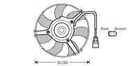 KOELVENTILATOR Audi A6,A8 280W vanaf99