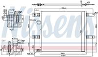 Kondensator, Klimaanlage Nissens 940541