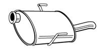Endschalldämpfer hinten Walker 22297