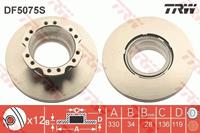 Bremsscheibe TRW DF5075S