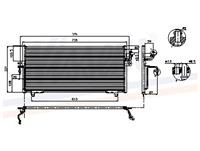 Kondensator, Klimaanlage Nissens 94299