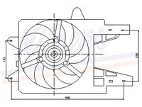 fiat Koelventilator