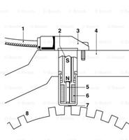 Krukassensor BOSCH 0 261 210 248