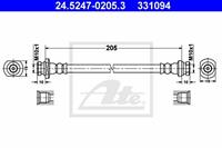 Bremsschlauch Hinterachse ATE 24.5247-0205.3