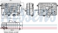 Ausgleichsbehälter, Kühlmittel Nissens 996053