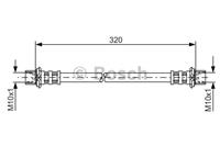 BOSCH Bremsschläuche 1 987 481 181 Bremsschlauch TOYOTA,RAV 4 II CLA2_, XA2_, ZCA2_, ACA2_