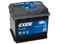 Exide EB500 Excell 12V 50Ah 450A Autobatterie