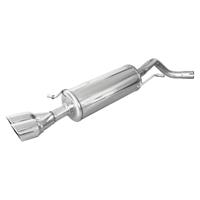 100% RVS Sportuitlaat Volkswagen Polo (6C) 1.8 GTI 192pk 2015-2018 55mm 2x80mm X-Race